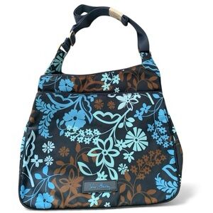 NWT VERA BRADLEY RETIRED Reactive Java Floral Adjustable Shoulder Crossbody Bag